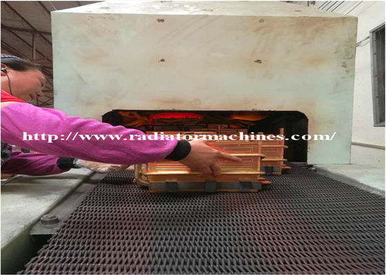 850 Degree Celcius Protective Atmosphere Continuous Brazing Furnace for Heaters