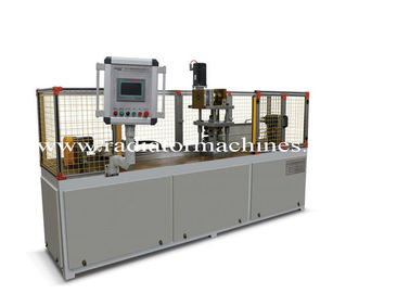 Automatic Aluminum Radiator Fin Machine For Condenser Header Pipe Punching