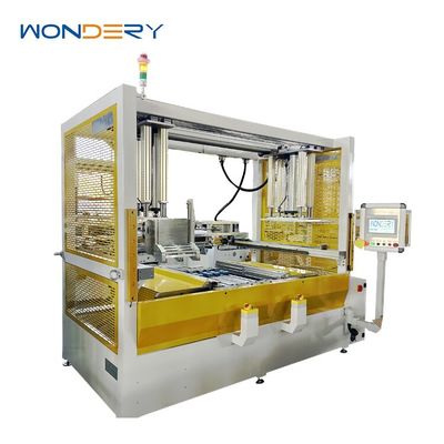 comprare Aluminum Radiator Core Builder Machine for 4 Rows with 3.5 Mins per Core Assembly fabbricazione online