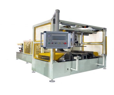 comprare Full Automatic Radiator Core Builder Machine with 16 Axis Servo Control for 650mm-850mm Core Length and 4mm-10mm Fin Height fabbricazione online