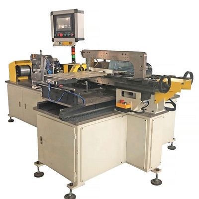 comprare Macchina di legare i fili del nucleo del radiatore completamente automatica con 4 servomotori e pressione della sorgente d'aria di 0,7 MPa per lunghezza del nucleo di 300-850 mm fabbricazione online