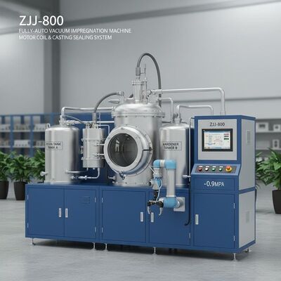 comprare Macchina per impregnazione sottovuoto completamente automatica con vuoto di -0,09 MPa e serbatoio da 800 × 600 × 400 mm per bobine di motore e fusioni fabbricazione online