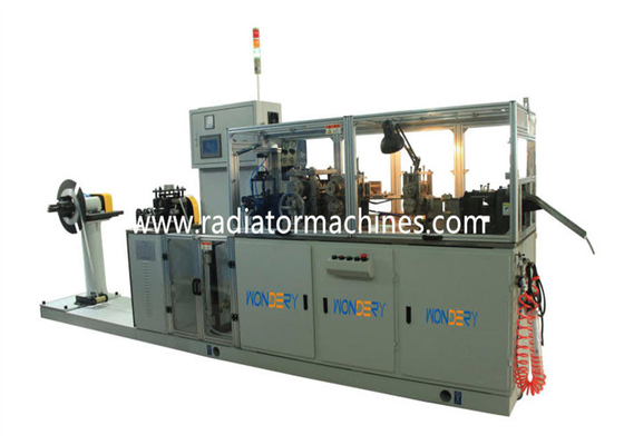 colore su misura del sistema di servo di 80m/Min Radiator Fin Forming Machine