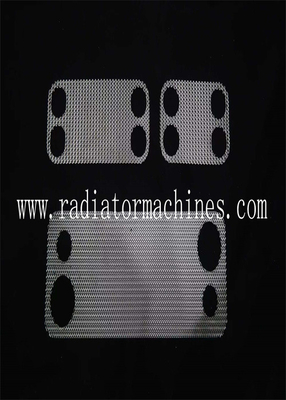 Finestre di alluminio a lucchetta personalizzate Finestre di piastra Finestre scambiatore di calore Finestre di alluminio 600mm Max Fin