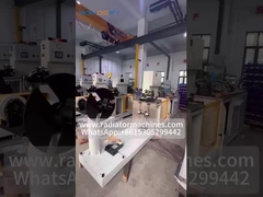 radiatore di alluminio fin molino a rulli macchina radiatore di alluminio